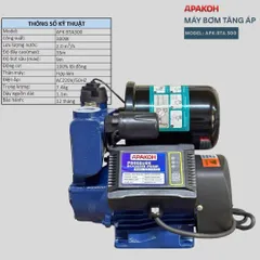 Máy bơm nước tăng áp tự động APAKOH Công suất 160W,200W,300W Bảo Hành 12 Tháng