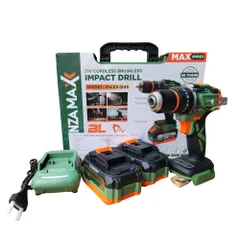 Bộ máy khoan 13mm BENZAMAX BZM-MAXX-D45,Lực siết 45N.M,Chân pin phổ thông,Bảo hành 6 tháng