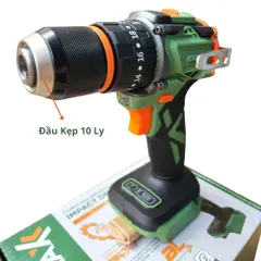 Bộ máy khoan 13mm BENZAMAX BZM-MAXX-D45,Lực siết 45N.M,Chân pin phổ thông,Bảo hành 6 tháng