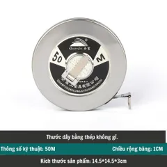 Thước Dây Bằng Thép Cacbon Không Gỉ, Thước Dây Cuộn Cao Cấp Không Gỉ