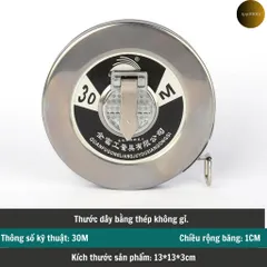 Thước Dây Bằng Thép Cacbon Không Gỉ, Thước Dây Cuộn Cao Cấp Không Gỉ