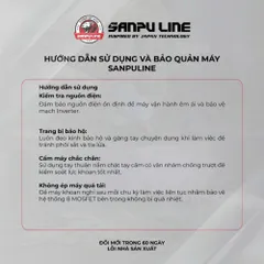 Máy hàn điện tử SANPU LINE ARC-350S MOS, máy hàn que 1.6 - 5 chuyên dụng công suất lớn