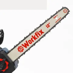Máy cưa xích 12inch Workfix WF-CX12PRO,Tra nhớt tự động,Động cơ không chổi than,Chân phổ thông M21 4CM. Bảo hàng 1 năm