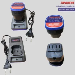 Máy Khoan Chuyên Vít Có Búa APAKOH APK-1618Có Búa Lực Siết 150N.m,Động Cơ Không Chổi Than, Bảo Hành 12 Tháng.