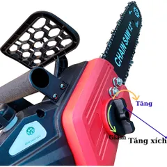 Máy Cưa Xích Dùng Pin 12inch  Động Cơ Không Chổi Than Sử  Dụng Chân Pin Phổ Thông M21. Bảo Hành 3 Tháng
