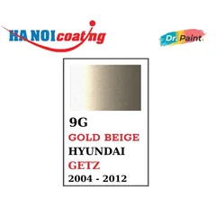 [TẶNG NHÁM] Bình sơn Xịt Xóa Vết Xước Xe Ô tô HYUNDAI GETZ Màu VÀNG CÁT code 9G - GOLD BEIGE chính hãng DR.PAINT