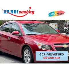 [TẶNG NHÁM] Bình sơn Xịt Xóa Vết Xước Xe Ô tô CHEVROLET CRUZE Màu ĐỎ NHUNG Code GCS - VELVET RED chính hãng DR.PAINT
