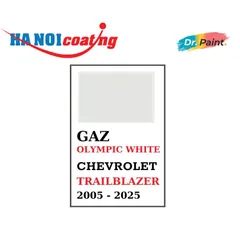 [TẶNG NHÁM] Bình Sơn Xịt Xóa Vết Xước Xe Ô tô CHEVROLET TRAILBLAZER Màu TRẮNG SỨ code GAZ - OLYMPIC WHITE | DR.PAINT