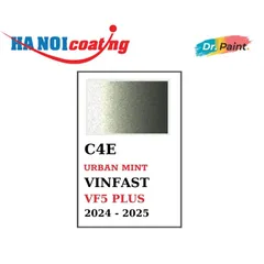 Bình sơn Xịt Xóa Vết Xước cho xe Ô tô VINFAST VF5 PLUS màu Xanh Lá Nhạt mã màu C4E - URBAN MINT chính hãng DR.PAINT