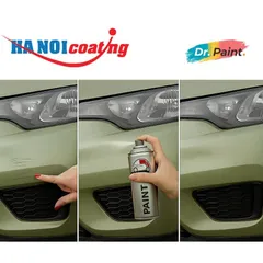 Bình sơn Xịt Xóa Vết Xước cho xe Ô tô VINFAST VF5 PLUS màu Xanh Lá Nhạt mã màu C4E - URBAN MINT chính hãng DR.PAINT