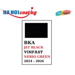 [TẶNG NHÁM] Bình sơn Xịt Xóa Vết Xước Xe Ô tô VINFAST NERIO GREEN màu Đen Bóng Code BKA - JET BLACK chính hãng DR.PAINT