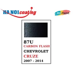 87U - BLACK PEARL cho xe CHEVROLET CRUZE màu ĐEN ÁNH KIM - Bình Sơn xịt dặm màu xoá xước ô tô DR.PAINT Pha Màu Vi Tính