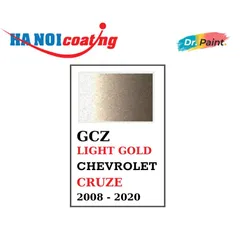 [TẶNG NHÁM] Bình sơn Xịt Xóa Vết Xước Xe Ô tô CHEVROLET CRUZE Màu VÀNG CÁT Code GCZ - LIGHT GOLD chính hãng DR.PAINT