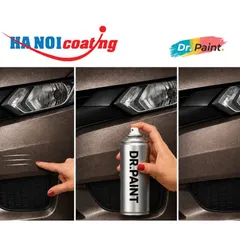 Bình sơn Xịt Xóa Vết Xước Xe Ô tô KIA K3 Màu NÂU BÓNG ĐÊM Code BW-01 - DARK BROWN chính hãng DR.PAINT