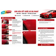 Bình Xịt Xóa Vết Xước Xe MITSUBISHI DESTINATOR Màu TRẮNG NGỌC TRAI code W81 - WHITE PEARL chính hãng DR.PAINT