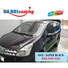 [TẶNG NHÁM] Bình sơn Xịt Xóa Vết Xước Xe Ô tô NISSAN LIVINA Màu ĐEN ÁNH KIM Code KH3 - SUPER BLACK chính hãng DR.PAINT