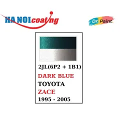 Bình sơn Xịt Xóa Vết Xước Xe Ô tô TOYOTA ZACE Màu XANH ĐEN + BẠC HỒNG code 2JL - DARK GREEN + WARM SILVER chính hãng DR.