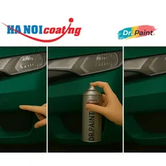 Bình sơn Xịt Xóa Vết Xước Xe Ô tô TOYOTA ZACE Màu XANH ĐEN + BẠC HỒNG code 2JL - DARK GREEN + WARM SILVER chính hãng DR.