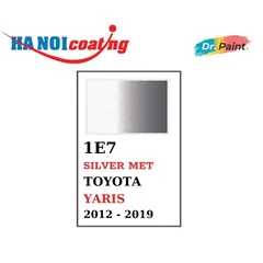 [TẶNG NHÁM] Bình Sơn Xịt Xóa Vết Xước Xe Ô tô TOYOTA YARIS Màu GHI BẠC Code 1E7 - SILVER MET chính hãng DR.PAINT