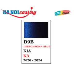 [TẶNG NHÁM] Sơn Xịt Xóa Vết Xước Xe KIA K3 Màu XANH ÁNH TÍM code D9B - DEEPCHROMA BLUE chính hãng DR.PAINT