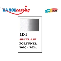 [TẶNG NHÁM] Bình sơn Xịt Xóa Vết Xước Xe Ô tô TOYOTA FORTUNER Màu BẠC SÁNG Code 1D4 - SILVER ASH chính hãng DR.PAINT