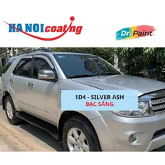 [TẶNG NHÁM] Bình sơn Xịt Xóa Vết Xước Xe Ô tô TOYOTA FORTUNER Màu BẠC SÁNG Code 1D4 - SILVER ASH chính hãng DR.PAINT