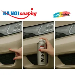 [TẶNG NHÁM] Bình sơn Xịt Xóa Vết Xước Xe Ô tô NISSAN LIVINA màu VÀNG CÁT mã màu K32 - CANVAS BEIGE chính hãng DR.PAINT