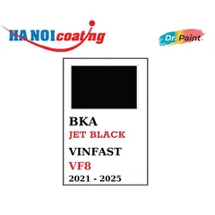 Bình sơn Xịt Xóa Vết Xước cho xe Ô tô VINFAST VF8 màu Đen Bóng mã màu BKA - JET BLACK chính hãng DR.PAINT