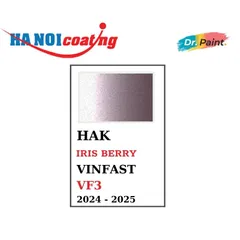 [TẶNG NHÁM] Bình sơn Xịt Xóa Vết Xước cho xe Ô tô VINFAST VF3 màu TÍM HỒNG Code HAK - IRIS BERRY chính hãng DR.PAINT