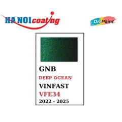 Bình sơn Xịt Xóa Vết Xước Xe Ô tô VINFAST VFE34 màu Xanh Rêu Ánh Kim mã màu GNB - DEEP OCEAN chính hãng DR.PAINT