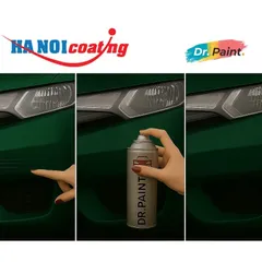 Bình sơn Xịt Xóa Vết Xước Xe Ô tô VINFAST VFE34 màu Xanh Rêu Ánh Kim mã màu GNB - DEEP OCEAN chính hãng DR.PAINT
