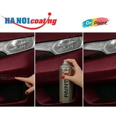 Sơn Xịt Xóa Vết Xước cho xe TOYOTA YARIS Màu ĐỎ ĐẬM ÁNH KIM code 3Q8 - DARK RED chính hãng DR.PAINT
