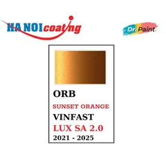 Bình sơn Xịt Xóa Vết Xước xe Ô tô VINFAST LUX SA 2.0 màu CAM ÁNH KIM mã màu ORB - SUNSET ORANGE chính hãng DR.PAINT