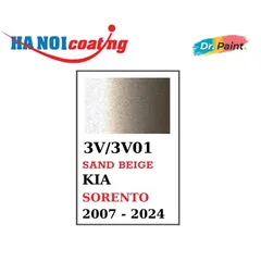 Bình sơn Xịt Xóa Vết Xước Xe Ô tô KIA SORENTO Màu VÀNG CÁT Code 3V - SAND BEIGE chính hãng DR.PAINT