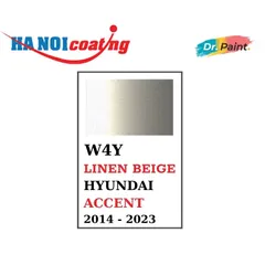 Bình sơn Xịt Xóa Vết Xước Xe Ô tô HYUNDAI ACCENT Màu VÀNG BE code W4Y - LINEN BEIGE chính hãng DR.PAINT