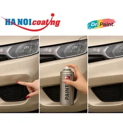 Bình sơn Xịt Xóa Vết Xước Xe Ô tô HYUNDAI ACCENT Màu VÀNG BE code W4Y - LINEN BEIGE chính hãng DR.PAINT