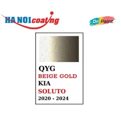 Bình sơn Xịt Xóa Vết Xước Xe Ô tô KIA SOLUTO Màu VÀNG CÁT Code QYG - BEIGE GOLD chính hãng DR.PAINT