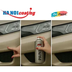 Bình sơn Xịt Xóa Vết Xước Xe Ô tô KIA SOLUTO Màu VÀNG CÁT Code QYG - BEIGE GOLD chính hãng DR.PAINT
