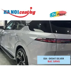 Bình sơn Xịt Xóa Vết Xước cho xe Ô tô VINFAST VF9 màu Bạc Sáng mã màu SIA - DESAT SILVER chính hãng DR.PAINT