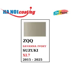 Bình sơn Xịt Xóa Vết Xước Xe Ô tô SUZUKI XL7 Màu TRẮNG NGÀ code ZQQ - SAVANNA IVORY chính hãng DR.PAINT