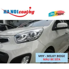 Bình sơn Xịt Xóa Vết Xước Xe Ô tô KIA MORNING Màu BE SỮA Code M9Y - MILKY BEIGE chính hãng DR.PAINT