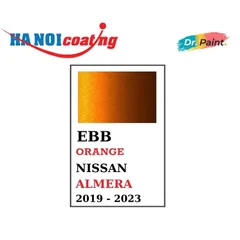 Bình sơn Xịt Xóa Vết Xước Xe Ô tô NISSAN ALMERA màu CAM ÁNH KIM code EBB - ORANGE chính hãng DR.PAINT