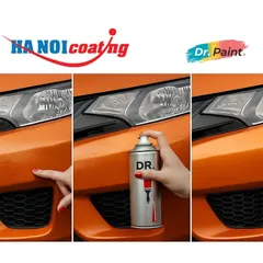 Bình sơn Xịt Xóa Vết Xước Xe Ô tô NISSAN ALMERA màu CAM ÁNH KIM code EBB - ORANGE chính hãng DR.PAINT