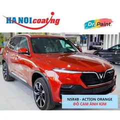 Sơn Xịt Xóa Vết Xước xe Ô tô VINFAST LUX SA 2.0 màu ĐỎ CAM ÁNH KIM mã màu N5R4B - ACTION ORANGE chính hãng DR.PAINT