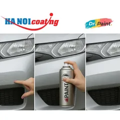 Sơn Xịt Xóa Vết Xước cho xe MITSUBISHI GRANDIS Màu BẠC SÁNG Code A66 - COOL SILVER chính hãng DR.PAINT
