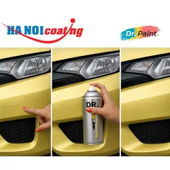 Sơn Xóa Vết Xước Xe Ô tô DAEWOO MATIZ Màu XANH VÀNG CHANH Code GJT - GREEN COCTAIL chính hãng DR.PAINT Dạng Bình Xịt