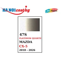 Bình sơn Xịt Xóa Vết Xước Xe Ô tô MAZDA CX-5 Màu VÀNG ÁNH KIM Code 47S - PLATINUM QUART chính hãng DR.PAINT