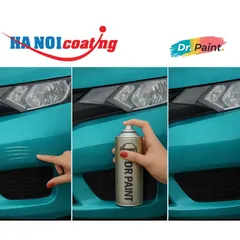 Bình sơn Xịt Xóa Vết Xước xe Ô tô TOYOTA RAIZE Màu XANH NGỌC LAM Code B86 - TURQUOISE chính hãng DR.PAINT