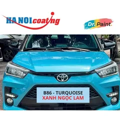 Bình sơn Xịt Xóa Vết Xước xe Ô tô TOYOTA RAIZE Màu XANH NGỌC LAM Code B86 - TURQUOISE chính hãng DR.PAINT