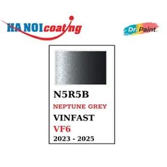 Bình sơn Xịt Xóa Vết Xước Xe Ô tô VINFAST VF6 màu Xám Lông Chuột mã màu N5R5B - NEPTUNE GREY chính hãng DR.PAINT